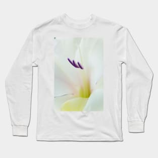 Gladiolus  &#39;White Prosperity&#39;  Sword lily Long Sleeve T-Shirt